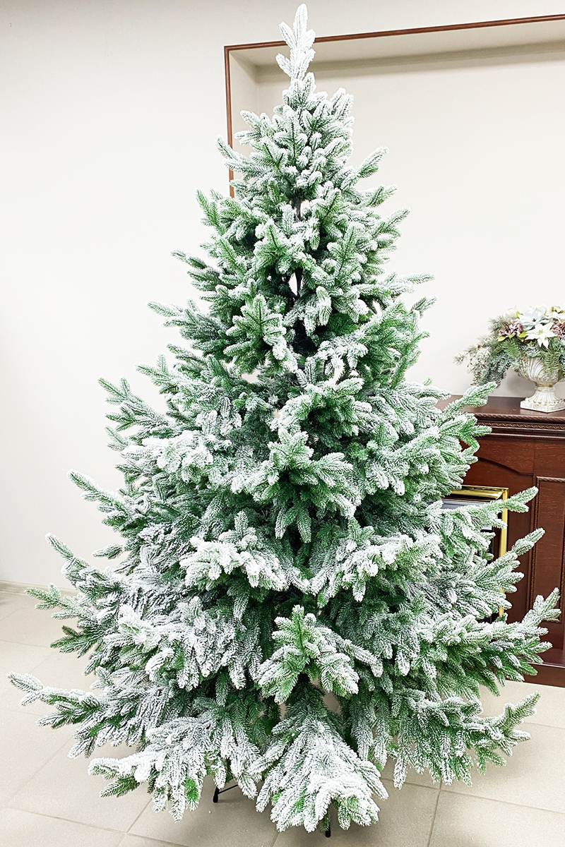 Ель искусственная Балканская заснеженная от 180 до 230 см  98180-98230-SN